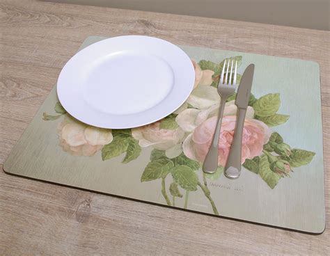 Pimpernel Tischset Antique Rose Placemat Klassische Rose