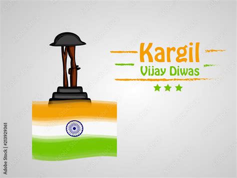 Illustration Of Kargil Vijay Diwas Background Kargil Vijay Diwas Is A Victory Day For Indian