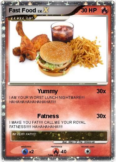 Pokémon Fast Food 6 6 Yummy My Pokemon Card