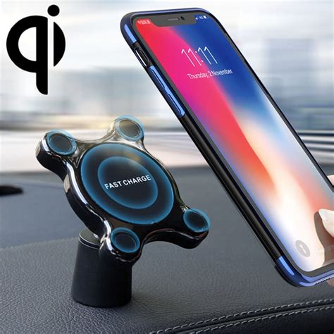 Newest 360 Degree Rotation 2 In1 Air Vent Qi Magnetic Wireless Car Charger China Wireless