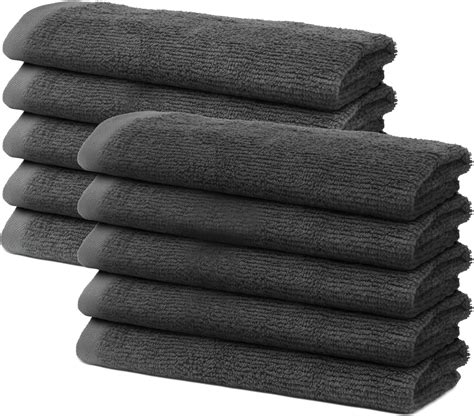 Ôhm 10 Pieces Guest Towels Set 30x50cm Premium 100 Turkish Cotton