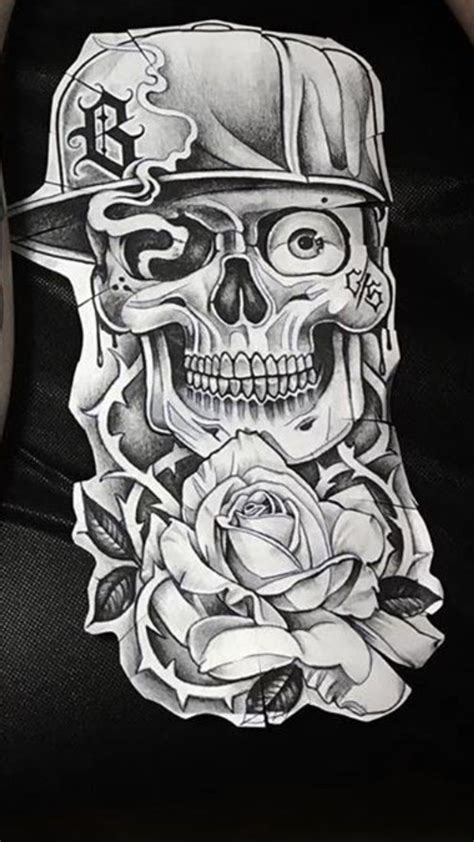 Cool Tattoo Drawings Chicano Drawings Skulls Drawing Shiva Tattoo