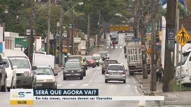 Bom Dia Santa Catarina Obras De Duplica O Na Rua Deputado Edu Vieira