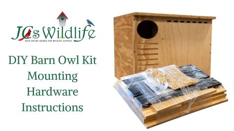 Diy Barn Owl Nesting Box Kit Mounting Instructions Youtube