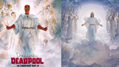 New Deadpool Poster Resembles Lds Commissioned Painting Of Jesus Christ