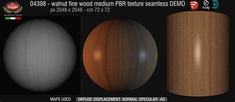 Walnut Wood Fine Medium Color Texture Seamless 04398