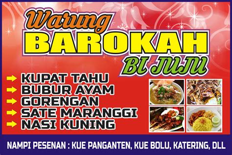 Desain Spanduk Warung Makan Sederhana Cdr Format Mas Rikhi Web Riset