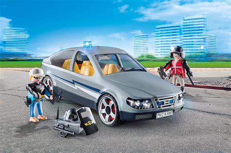 Voiture Banalis E Avec Policiers En Civil Playmobil City Action