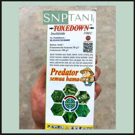 Jual INSEKTISIDA TOXEDOWN PREDATOR 150 EC 100 ML BAHAN AKTIF EMAMECTIN