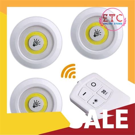 Etc Led Light With Remote Control Set Of 3 Emergency Light Lazada Ph