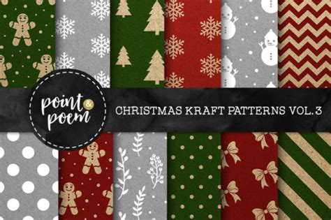 Kraft Colorful Pastel Digital Paper Graphic By Point · Creative Fabrica