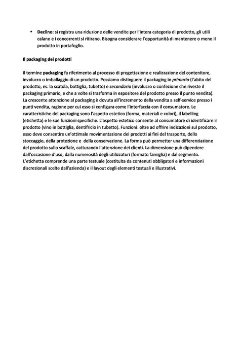 Riassunto Esame Marketing Prof Valdani Libro Consigliato Marketing