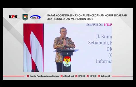 KPK Dorong Adanya Perda Larangan Penyaluran Bansos Dan Hibah Jelang