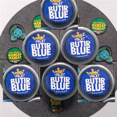 Jual Pelet Butir Blue Bang Fish Gram Original Asli Channa Auranti