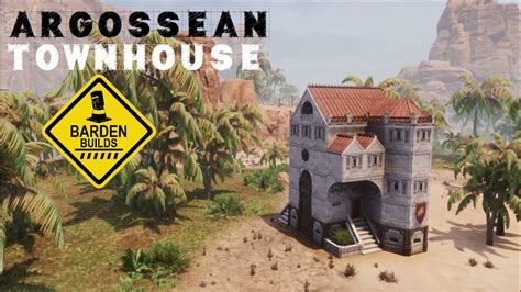 Conan Exiles Argossean Townhouse Speed Build No Mods Youtube