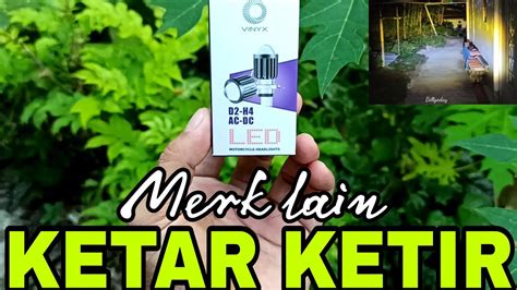 Test Dan Review Singkat Led Laser H Merk Vinyx Youtube