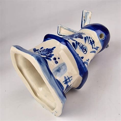 Stary Porcelanowy Wiatrak M Yn Delft Holandia Oficjalne