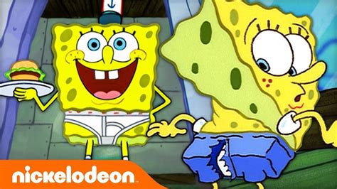 Every Time Spongebob Ripped His Pants 👖 Nicktoons Youtube