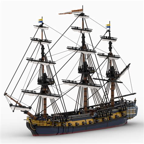 MOC HMS Amelia 28 Gun Frigate Pirate MOCs Eurobricks Forums