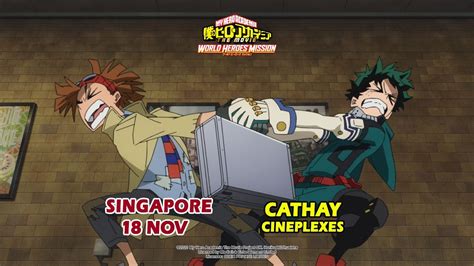 Singapore Cinema Release My Hero Academia World Heroes’ Mission Trailer 1 Youtube