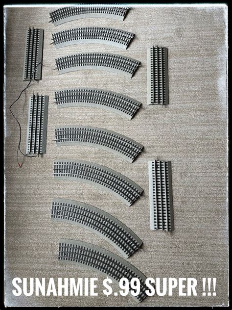 Lionel Train Fasttrack Track Curve Straight O Gauge Model Railroad Lot