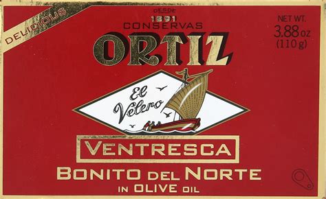 Amazon Ortiz Ventresca White Tuna Belly In Oil Oz Pack Of