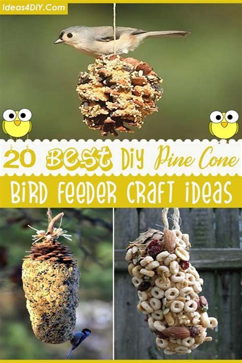 Best Diy Pine Cone Bird Feeder Craft Ideas Pine Cone Bird Feeder