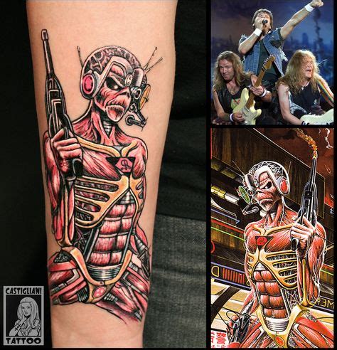 Eddy Iron Maiden Tattoo By Enrico Castigliani