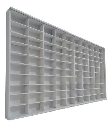 Expositor Porta 100 Carrinhos Estante Escala 1 64 Mdf Branco Frete grátis