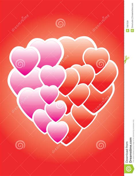 Valentine Heart Stock Vector Illustration Of Decoration 7687539