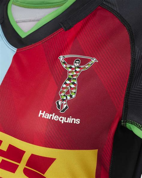 Castore Mens Harlequins Rugby Replica Home Jersey 2324 Absolute Rugby