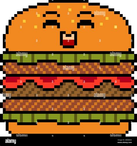 Hamburger Pixel Art Banque De Photographies Et Dimages à Haute