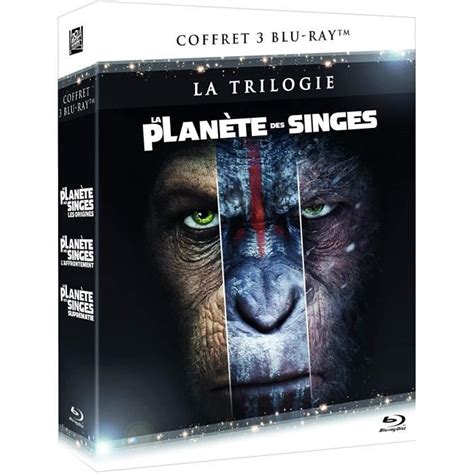 Coffret Bluray La Planete Des Singes Integrale Les Origines