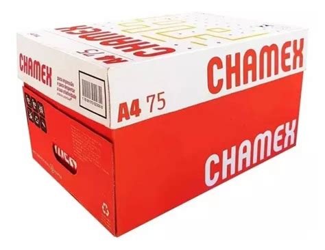 Caja De 10 Paquetes Resmas Papel Sulfito A4 Chamex 5000 Hojas