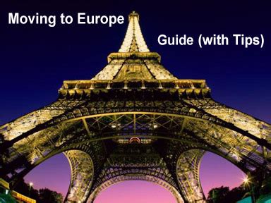 Guide to Moving to Europe