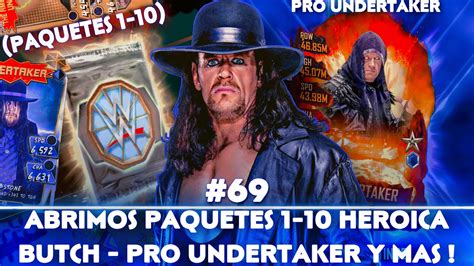 WWE SUPERCARD 69 ABRIMOS PAQUETES DE 1 10 DE THE UNDERTAKER PACK