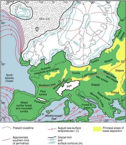 Map Of Europe During Ice Age 88 World Maps Images