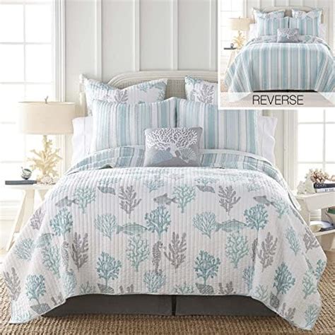 Levtex Home Ocean Meadow Quilt Set Fullqueen Quilt And