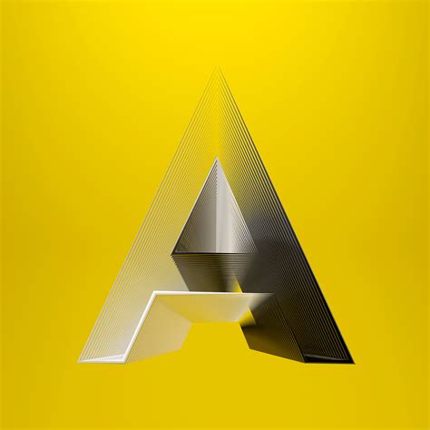 The abc of lines on Behance