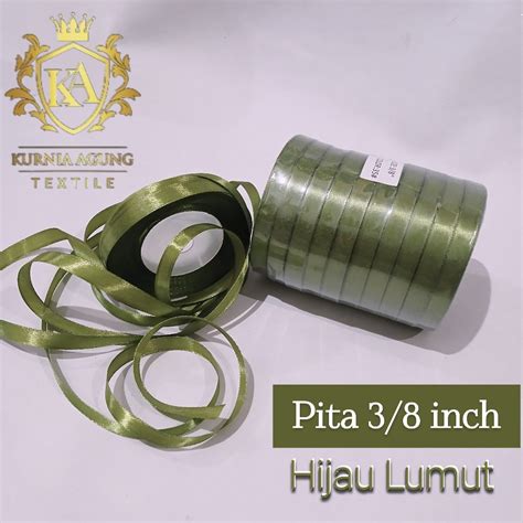 Jual Per ROLL Pita Satin Polos Merk Eagle Berbagai Ukuran 2 5cm 2cm 1cm