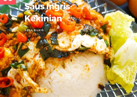 Resep Telor Ceplok Saus Inggris Kekinian Oleh Sera Bilkis Cookpad