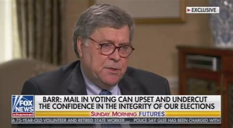 Bill Barr Makes Up Brand New Conspiracy Theory About Mail-In Ballots | Crooks and Liars