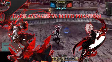 Dragon Nest Sea Pvp Dark Avenger Vs Bleed Phantom Lv Youtube