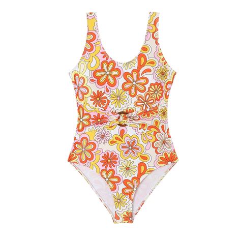 Tooyou Girls One Piece Swimsuit Summer Skintight Bodysuit Bikini New