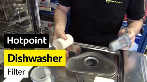 How To Replace A Dishwasher Filter On A Hotpoint Dishwasher Youtube