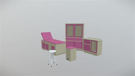 Juego Consultorio Longue Clarecolors 3d Model By Proyectos Muebles