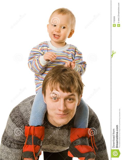 Pai E Filho Foto De Stock Imagem De Adulto Feliz Felicidade 7792836