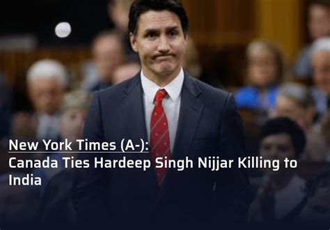 Canada Expels Indian Diplomat Amid Investigation Into Sikh Activists Murder Rnewswall