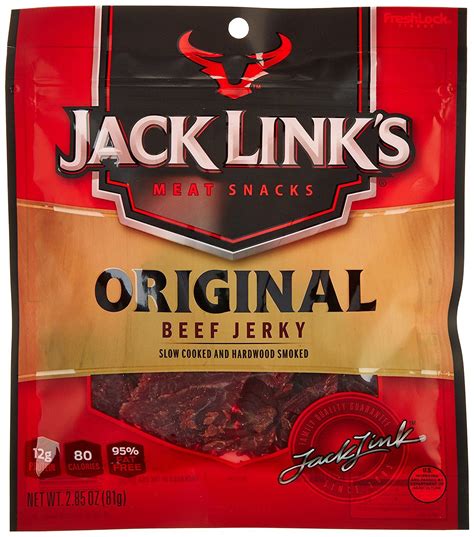 Jack Link S Meat Snacks Beef Jerky Original 2 85 Ounce Pack Of 4