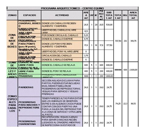 Architectural Programming Template